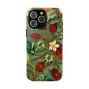 Golden Leaf Reverie iPhone Tough Case | Botanical Floral Protection