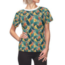 Autumn Symphony Botanicals Women's T-Shirt – Elegant Fall-Inspired Floral Tee for Effortless Style