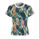Tropical Twilight Elegance Women's T-Shirt – Ethereal Foliage-Inspired Design for a Chic Look