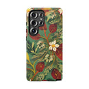 Golden Leaf Reverie Samsung Galaxy Tough Case | Botanical Floral Design