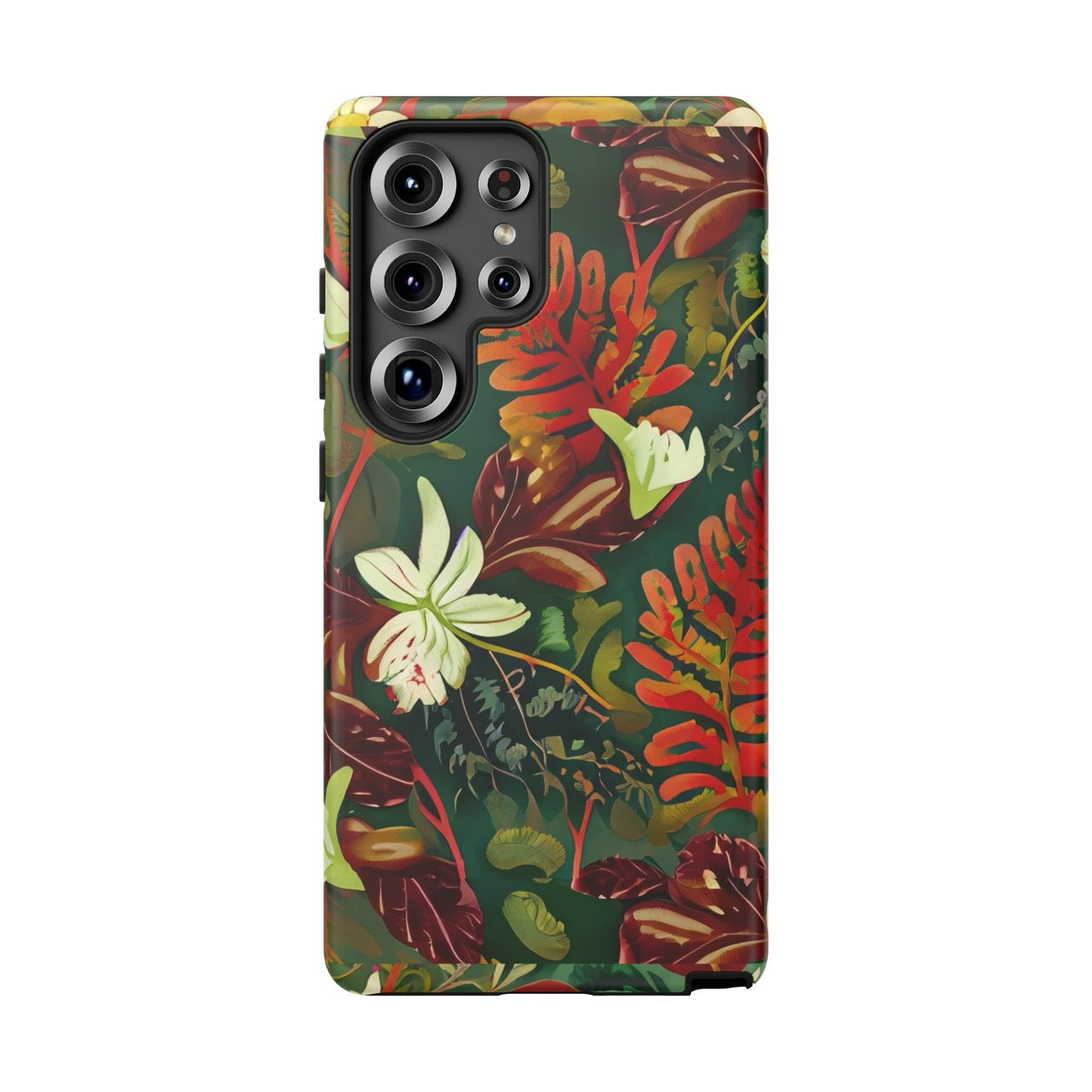 Verdant Cascade Elegance Samsung Galaxy Tough Case | Tropical Design
