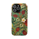 Golden Leaf Reverie iPhone Tough Case | Botanical Floral Protection