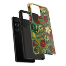 Golden Leaf Reverie Samsung Galaxy Tough Case | Botanical Floral Design