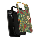 Golden Leaf Reverie iPhone Tough Case | Botanical Floral Protection