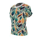 Floral Harmony Cascade Women's T-Shirt – Nature-Inspired Elegance for a Stylish Statement