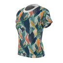 Tropical Twilight Elegance Women's T-Shirt – Ethereal Foliage-Inspired Design for a Chic Look