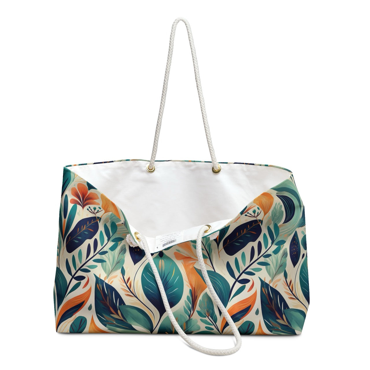 Floral Harmony Cascade Weekender Tote Bag – Stylish, Spacious & Travel-Ready