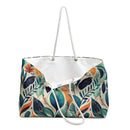 Floral Harmony Cascade Weekender Tote Bag – Stylish, Spacious & Travel-Ready