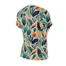 Floral Harmony Cascade Women's T-Shirt – Nature-Inspired Elegance for a Stylish Statement
