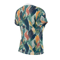 Tropical Twilight Elegance Women's T-Shirt – Ethereal Foliage-Inspired Design for a Chic Look