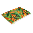 Sun-Kissed Rainforest Glow Accessory Pouch – Vibrant Tropical Foliage Organizer for Everyday Use