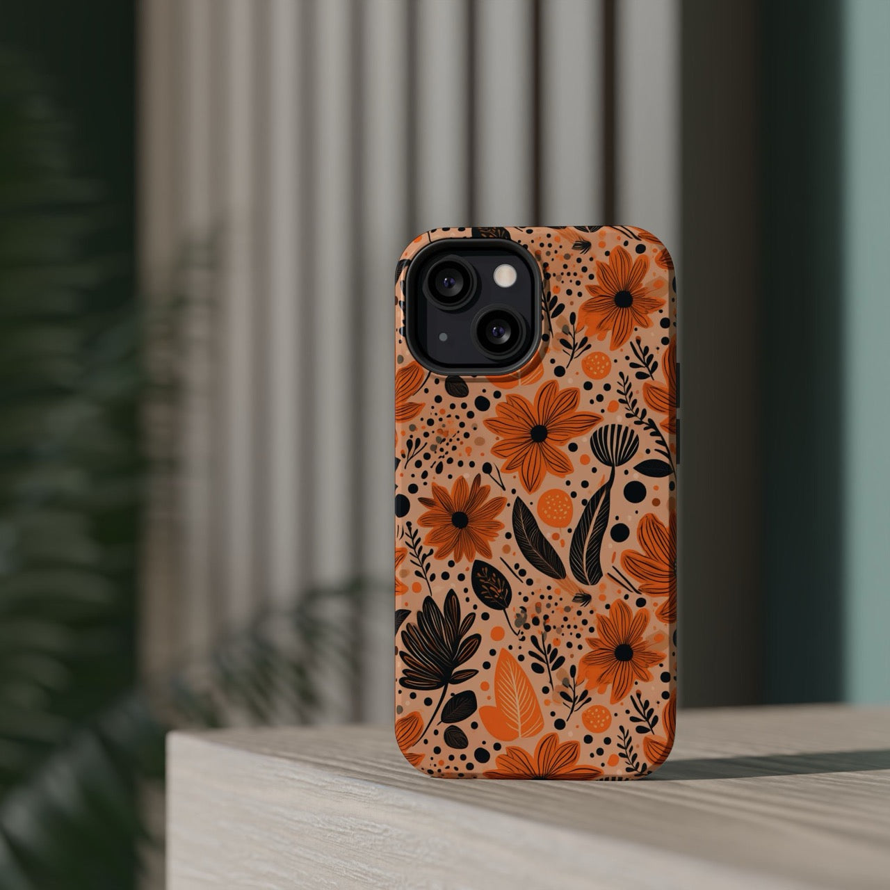 Bold Harvest Blooms iPhone Magnetic Tough Cases – Robust Protection, Impact Resistant & MagSafe® Compatible