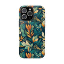 Golden Hour Foliage iPhone Tough Phone Cases – Superior Protection, Shock Dispersion & Wireless Charging Compatible