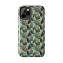 Autumn Symphony Botanicals iPhone Tough Phone Cases – Superior Protection, Shock Dispersion & Wireless Charging Compatible