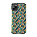 Autumn Symphony Botanicals iPhone Tough Phone Cases – Superior Protection, Shock Dispersion & Wireless Charging Compatible