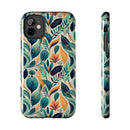 Floral Harmony Cascade iPhone Tough Phone Cases – Superior Protection, Shock Dispersion & Wireless Charging Compatible