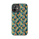 Autumn Symphony Botanicals iPhone Tough Phone Cases – Superior Protection, Shock Dispersion & Wireless Charging Compatible