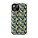 Autumn Symphony Botanicals iPhone Tough Phone Cases – Superior Protection, Shock Dispersion & Wireless Charging Compatible