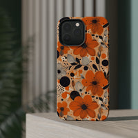 Autumn Glow Blossoms iPhone Magnetic Tough Cases – Robust Protection, Impact Resistant & MagSafe® Compatible