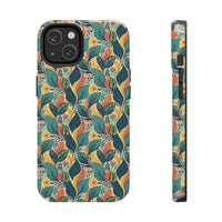 Autumn Symphony Botanicals iPhone Tough Phone Cases – Superior Protection, Shock Dispersion & Wireless Charging Compatible