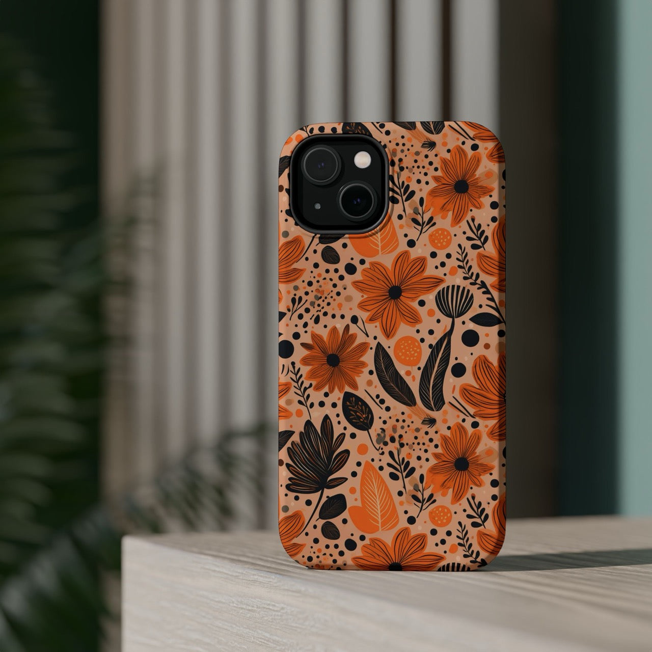 Bold Harvest Blooms iPhone Magnetic Tough Cases – Robust Protection, Impact Resistant & MagSafe® Compatible