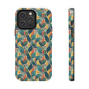 Autumn Symphony Botanicals iPhone Tough Phone Cases – Superior Protection, Shock Dispersion & Wireless Charging Compatible