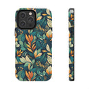 Golden Hour Foliage iPhone Tough Phone Cases – Superior Protection, Shock Dispersion & Wireless Charging Compatible