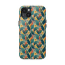 Autumn Symphony Botanicals iPhone Tough Phone Cases – Superior Protection, Shock Dispersion & Wireless Charging Compatible