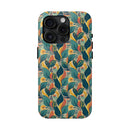 Autumn Symphony Botanicals iPhone Tough Phone Cases – Superior Protection, Shock Dispersion & Wireless Charging Compatible