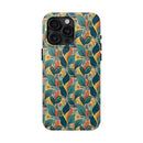 Autumn Symphony Botanicals iPhone Tough Phone Cases – Superior Protection, Shock Dispersion & Wireless Charging Compatible
