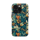 Golden Hour Foliage iPhone Tough Phone Cases – Superior Protection, Shock Dispersion & Wireless Charging Compatible