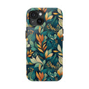 Golden Hour Foliage iPhone Tough Phone Cases – Superior Protection, Shock Dispersion & Wireless Charging Compatible