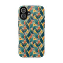 Autumn Symphony Botanicals iPhone Tough Phone Cases – Superior Protection, Shock Dispersion & Wireless Charging Compatible