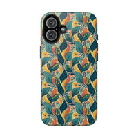Autumn Symphony Botanicals iPhone Tough Phone Cases – Superior Protection, Shock Dispersion & Wireless Charging Compatible