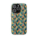Autumn Symphony Botanicals iPhone Tough Phone Cases – Superior Protection, Shock Dispersion & Wireless Charging Compatible