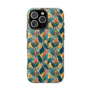 Autumn Symphony Botanicals iPhone Tough Phone Cases – Superior Protection, Shock Dispersion & Wireless Charging Compatible